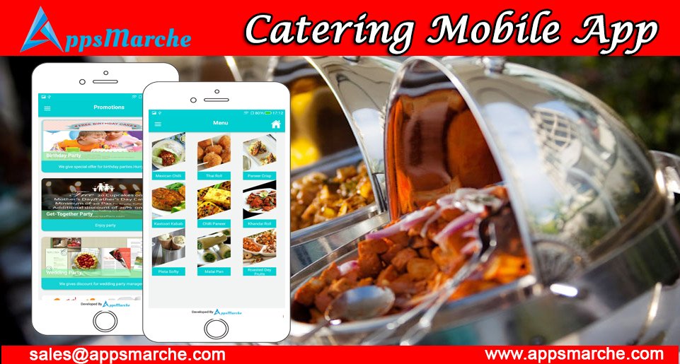 get top catering services with catering mobile app, online caterers mobile app, best catering mobile app, catering services mobile app, top catering, Wedding Catering, mobile app builder, app builder, appsmarket, android Market, appsmarche